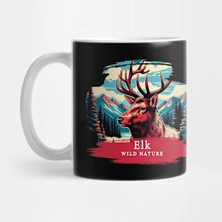 Elk - WILD NATURE - ELK -3 Mug